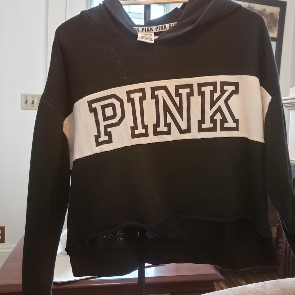 Pink cropped sweater
